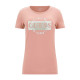 Guess Γυναικεία κοντομάνικη μπλούζα Round Logo T-Shirt